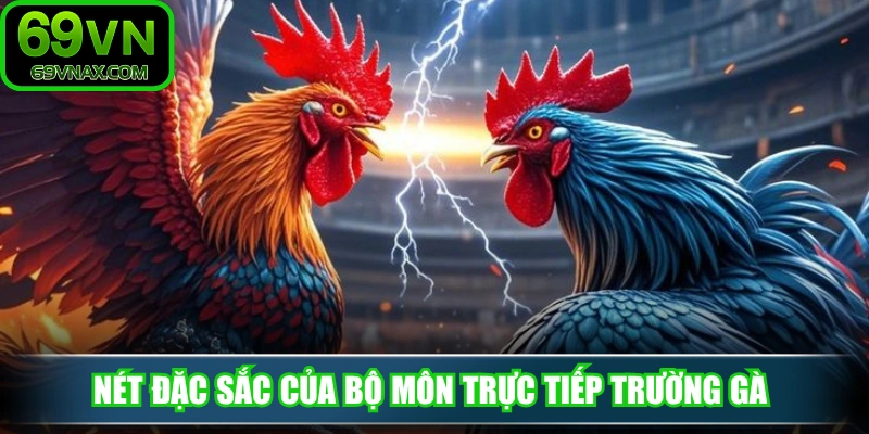 Nét đặc sắc của bộ môn trực tiếp trường gà 
