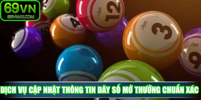 Dịch vụ cập nhật thông tin dãy số mở thưởng chuẩn xác nhất
